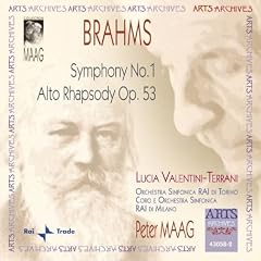 Brahms - Symphony No 1; Alto Rhapsody