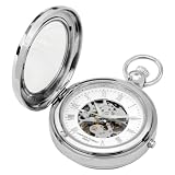 Charles Hubert 3849 Mechanical Picture Frame Pocket Watch