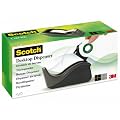 Scotch C60 Desk Tape Dispenser - Black - with 1 Roll of Scotch Magic Tape 19 mm x 33 m
