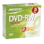 Memorex 4.7GB DVD-RW Media (5-Pack)
