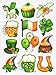 St Patrick's Day Window Clings Decals Kit