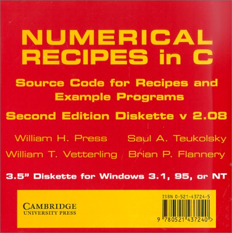 Childrens Toyshop  Software : NUMERICAL RECIPES IN C The Art of Scientific Computing