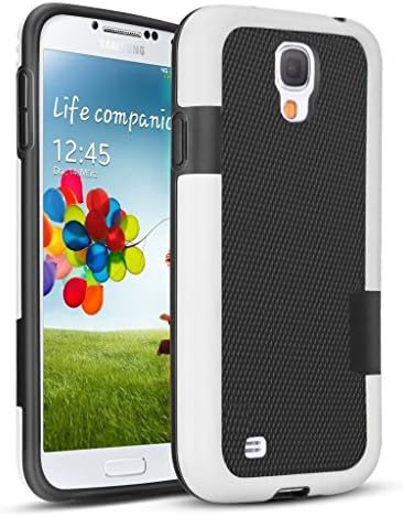Galaxy S4 Case, Viitop [Ultra Slim] 3 Color Hybrid Dual Layer Shockproof Case Extra Front Raised Lip Soft TPU &amp; Hard PC Bumper Protective Case Cover for Samsung Galaxy S4 S IV I9500 GS4 (Black)