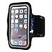 Sports Armband for iPhone 6 & Galaxy s5 from Flyron: For Running & Gym by Men & Women. Offers Strong & Soft Armbands that are Sweat Resistant & Fully Adjustable with Key Holder & Free iphone 6 Glass Screen Protector, Enjoy Your Workout Now!