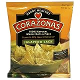 CORAZONAS Snacks, Jalapeno Jack, 2-Ounce Bags (Pack of 24)