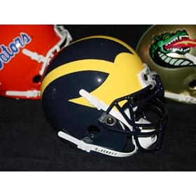 <b>Michigan Wolverines NCAA Schutt Full Size Replica Football Helmet</b>
