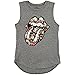 Rolling Stones Women's Floral Tongue Womens Tank Heather