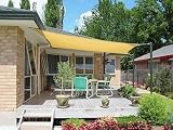 Coolaroo 11ft 10in Outdoor Square Shade Sail Canopy: Desert Sand
