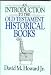 Book Introduction to the Old Testament Historical Books