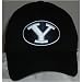 Brigham Young Cougars One-Fit NCAA Cotton Twill Flex Cap (Black)