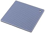 SiliconeZone Grid Two-Toned Pot Holder, Lilac/Eggplant