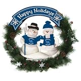 Kentucky Wildcats UK Christmas Snowman Holiday Wreath
