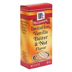 McCormick Imitation Vanilla Butter & Nut Flavor, 2-Ounce Unit (Pack of 6)