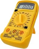 Multi Testers: Mastech 19-Range Digital Multimeter with Temperature Measurement, MAS838
