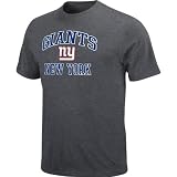 New York Giants Heart & Soul Charcoal T-Shirt Extra Large