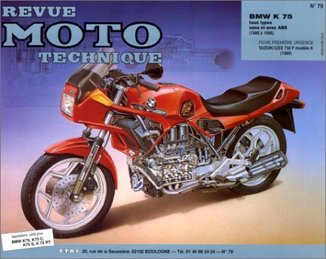 Rmt  79.2 bmw k 75-k 75 c-k 75 s et k 75 rt (86/96)