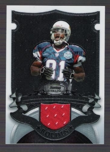 ANQUAN BOLDIN 2007 Bowman Sterling Veterans Relics PRO BOWL JERSEY Card Baltimore Ravens Football