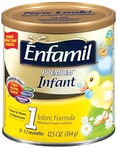 Enfamil Premium Powder Formula for Infants, 12.5-Ounce Cans (Case of 6) (Packaging May Vary)