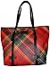 Women's Dooney & Bourke Purse Handbag Medium East West Shopper Red Plaid