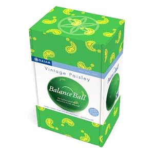 Gaiam Balance Ball Kit (Medium, Vintage Paisley)