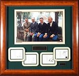 SARAZEN, HOGAN, PLAYER, and NICKLAUS - SIGNED & FRAMED - GRAND SLAM COLLECTION