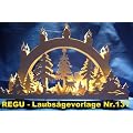 REGU Laubs�ge-Vorlage Weihnachten auf der Waldlichtung Nr. 137