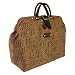 ArtisanStreet's Sticks & Stones Chenille Carpet Bag with Detachable Shoulder Strap, L...