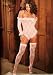 SeXy Pink Teddy Bodysuit with Gloves and Stockings Set