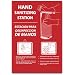 Best Sanitizers LT10013 1-2 Knockout Hand Sanitizing Station Sign