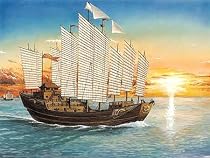 Chinese Explorer Admiral Cheng Ho Sailing Ship 1-250 by Trumpeter