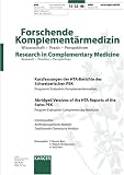 Produkt-Bild: Forschende Komplement&auml;rmedizin, Suppl.2 : Schweizerische PEK: Programm Evaluation KomplementarmedizinKurzfassungen der HTA-Berichte: 13 (Forschende ... / Research in Complementary Medicine 2006)