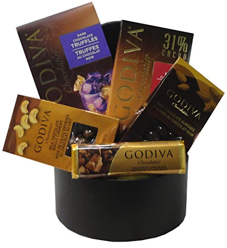 Small Godiva Chocolate Basket Black