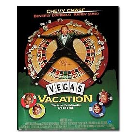 Buy Chevy Chase Signed Vegas Vacation Movie Poster by Superstar Greetings