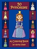 Fifty Princesses: A Coloring Book