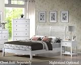 Hillsdale Dio Bed Set with Side Rail and Base - Twin - White