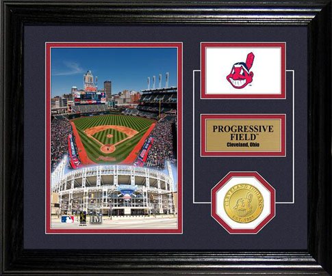 Highland Mint MLB Cleveland Indians Progressive Field Desktop Photo Mint
