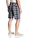 Lucky Brand Men's Plaid Flat-Front Short