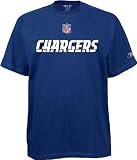 San Diego Chargers NFL Adult Football Short Sleeve Tee Shirt By Reebok