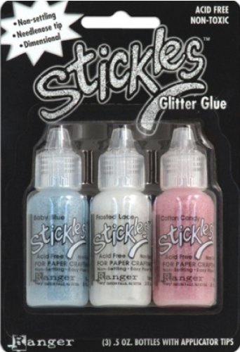 Ranger Stickles Glitter Glue Set 3pc Sweetheart