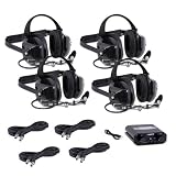 Rugged Radios 660 4 Place RZR Polaris Communication Intercom System for UTV Offroad Race Yamaha Rhino Sandcar Racing Radios