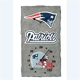 Football Clock Thermometer - New England Patriots