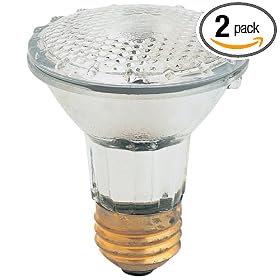 Feit Electric 50PAR20 QFL MP 2 50-Watt Halogen Flood Reflector Bulb, 2 Pack by Feit Electric