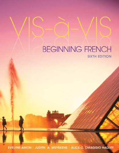 Vis-à-vis: Beginning French (Student Edition)