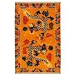 EXP 5' x 2'6" Hand-Knotted Tibetan Dragons Wool Area Rug