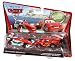 Disney / Pixar CARS 2 Movie 155 Die Cast Car 2Pack Francesco Bernoulli Lightning McQueen with Party Wheels