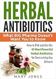 Herbal Antibiotics: What BIG Pharma Doesn't Want You to Know - How to Pick and Use the 45 Most Powerful Herbal Antibiotics for Overcoming Any Ailment