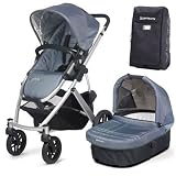 UPPAbaby 0056-COLTB Cole VISTA Stroller - Slate w Travel Bag
