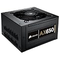 Corsair - Professional Series Gold AX650 - Alimentation pour PC - ATX - 650 W - Noir