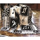 Keynote Music Two Layer Woven Throw