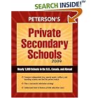 Click here to buy Private Secondary Schools 2009 (Private Secondary Schools) by  Peterson's and Fern Oram.
